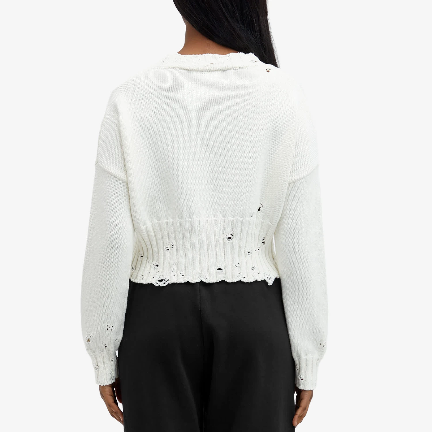 Marni Dishevelled Cotton Gauge Crew Knit 5 Marni Dishevelled Cotton Gauge Crew Knit - Image 3