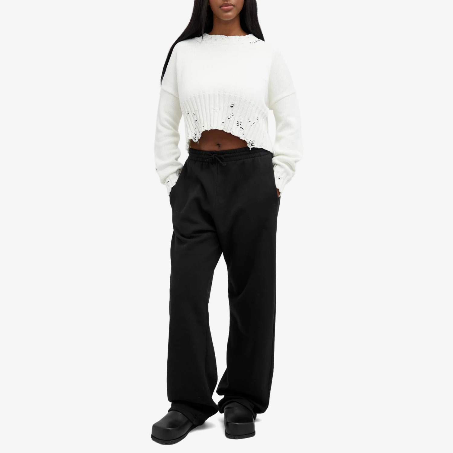 Marni Dishevelled Cotton Gauge Crew Knit 6 Marni Dishevelled Cotton Gauge Crew Knit - Image 4