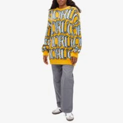 Fiorucci Monogram Jumper 10 Fiorucci Monogram Jumper -Vibrant Vogue 29 01 2024 AJ U20KMNO2COR m8 1