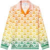 Casablanca Heart Monogram Silk Long Sleeve Shirt -Vibrant Vogue 29 04 2024 JD U WS24 SH 006 02 1 1