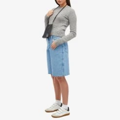 AMI Paris Ami Logo Crew Jumper -Vibrant Vogue 29 04 2024 JW FKS035 KN0038 096 m8 1