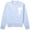 AMI Paris Off White Big ADC Crew Jumper -Vibrant Vogue 29 04 24 LS UKS006 018 843 1 1