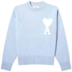 AMI Paris Off White Big ADC Crew Jumper