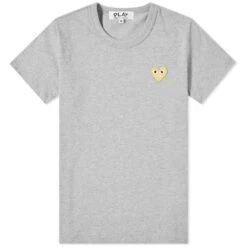 Comme Des Garçons Play Comme Des Garcons Play Women's Gold Heart Logo T-Shirt