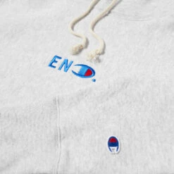 END. X Champion Reverse Weave Hoodie -Vibrant Vogue 29 09 2023 AJ 220231 EM004 LOXGM 3 1