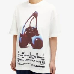 Jil Sander Cherry T-Shirt -Vibrant Vogue 29 03 2024 JD J03GC0107 196 10 1