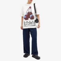 Jil Sander Cherry T-Shirt -Vibrant Vogue 29 03 2024 JD J03GC0107 196 m9 1