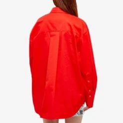 Stine Goya Mia Cotton Shirt -Vibrant Vogue 29 06 2023 JD SG5142 RED 7 1