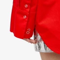 Stine Goya Mia Cotton Shirt -Vibrant Vogue 29 06 2023 JD SG5142 RED 9 1