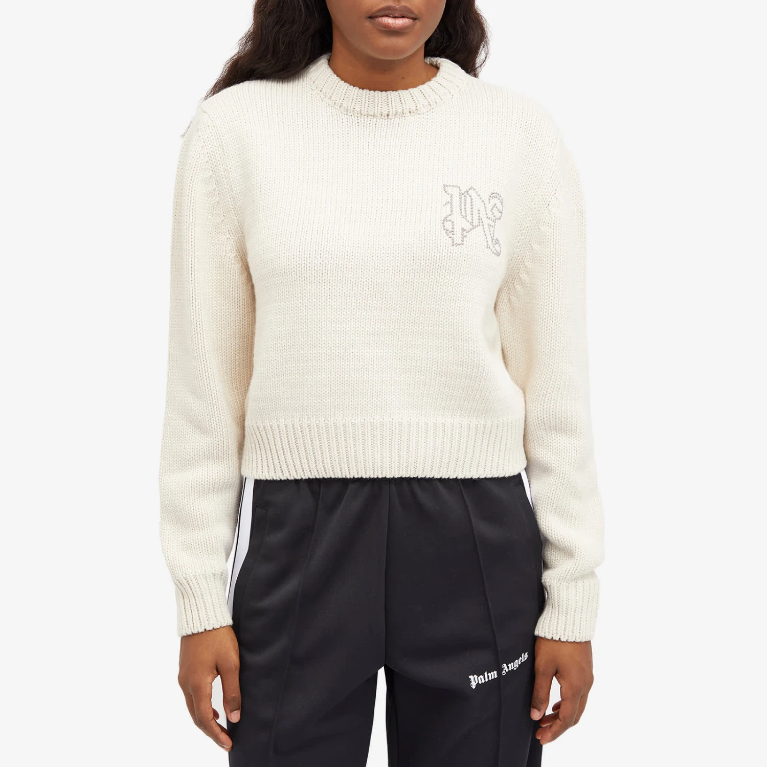 Palm Angels Monogram Stud Sweater 4 Palm Angels Monogram Stud Sweater - Image 2