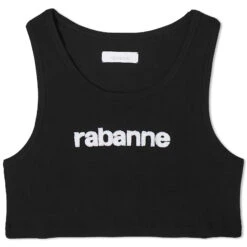 Paco Rabanne Logo Crop Top