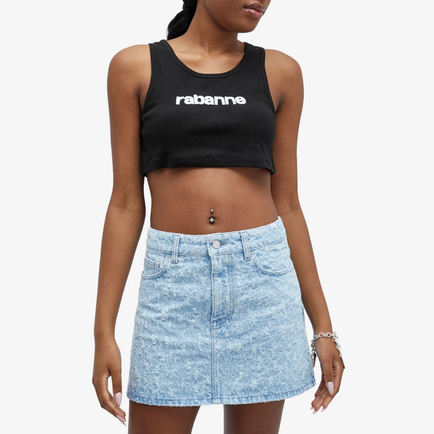 Paco Rabanne Logo Crop Top 4 Paco Rabanne Logo Crop Top - Image 2