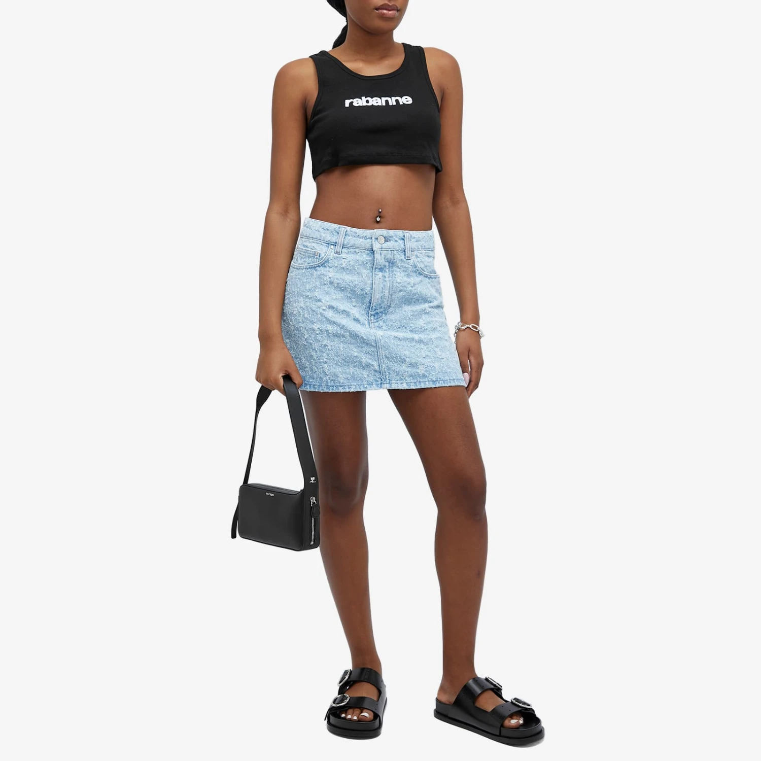 Paco Rabanne Logo Crop Top 6 Paco Rabanne Logo Crop Top - Image 4