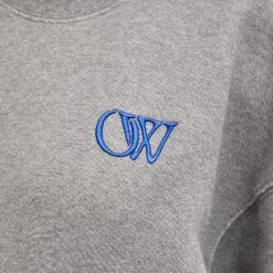 Off-White Flock Oversize Crewneck 11 Off-White Flock Oversize Crewneck -Vibrant Vogue 31 01 24 TC OWBA075S24FLE0040846 9 1