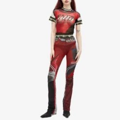 Ottolinger Soccer Print Mesh T-Shirt -Vibrant Vogue 31 05 2024 JA 100123 SOCCER m8 1