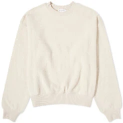 Good American Sherpa Fleece Crew Neck