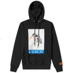 Front Page 23 Heron Preston Heron Bird Painted Hoodie