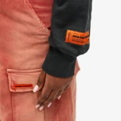 Heron Preston Heron Bird Painted Hoodie -Vibrant Vogue 31 10 2023 JWx HWBB024F23JER0021046 9 1