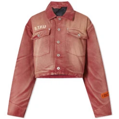 Heron Preston Distressed Canvas Jacket