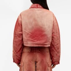 Heron Preston Distressed Canvas Jacket -Vibrant Vogue 31 10 23 NS HWEA051F23FAB0012501 7 1